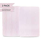 Alternate image 1 for Ely&#39;s &amp; Co.&reg; 2-Pack Waterproof Crib Sheets in Mauve