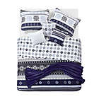 Alternate image 2 for VCNY Home Fair Isle 7-Piece Reversible Full/Queen Quilt Set in Blue/White