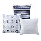 Alternate image 4 for VCNY Home Fair Isle 7-Piece Reversible Full/Queen Quilt Set in Blue/White