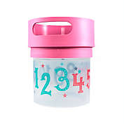 Munchie Mug 12 oz. Number Snack Cup in Pink