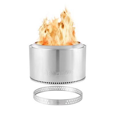 Solo Stove Yukon Stainless Steel Wood-Burning Fire Pit and Stand