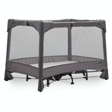 4moms&reg; Breeze&reg; GO Playard in Grey. View a larger version of this product image.