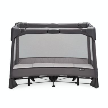 4moms&reg; Breeze&reg; GO Playard in Grey. View a larger version of this product image.