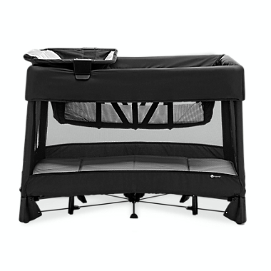 4moms&reg; Breeze&reg; Plus Playard in Black. View a larger version of this product image.