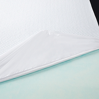 Brookstone&reg; Thermo-Stat&trade; 2&quot; Memory Foam Mattress Topper. View a larger version of this product image.