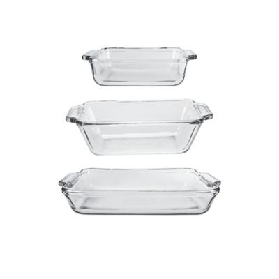 Anchor Hocking&reg; 3-Piece Preferred Glass Bakeware Set