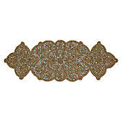 Saro Lifestyle Beaded 36-Inch Table Runner in Gold