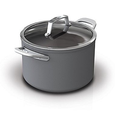 Ninja&trade; Foodi&trade; NeverStick&trade; Premium Hard-Anodized 6.5 qt. Covered Stock Pot. View a larger version of this product image.