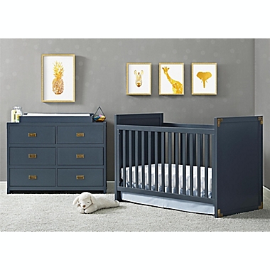 Miles 6-Drawer Dresser Graphite Blue. View a larger version of this product image.