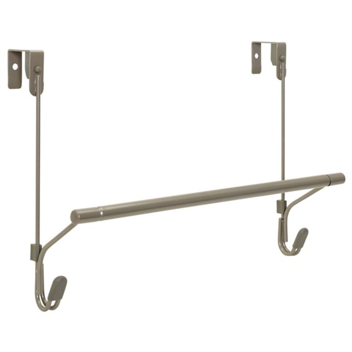 Org Snugfit Over The Door Towel Bar In Satin Nickel Bed Bath Beyond