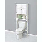 Alternate image 3 for Zenna Home&reg; Collette Wood Over-the-Toilet Bathroom Spacesaver in White