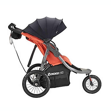 Joovy&reg; Zoom X2&trade; Double Jogging Stroller in Paprika. View a larger version of this product image.