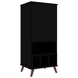 Manhattan Comfort Hampton Display Cabinet in Black