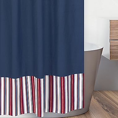 Sweet Jojo Designs Nautical Nights Shower Curtain. View a larger version of this product image.
