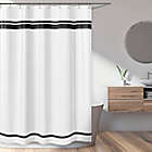 Alternate image 0 for Sweet Jojo Designs Hotel Shower Curtain in White/Black