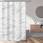 Alternate image 2 for Sweet Jojo Designs Marble Shower Curtain in Black/White