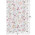 Alternate image 4 for Sweet Jojo Designs Watercolor Floral 72-Inch x 72-inch Shower Curtain in Pink/Grey