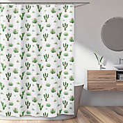Sweet Jojo Designs Cactus Floral Shower Curtain