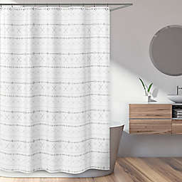 Sweet Jojo Designs Woodland Friends Shower Curtain in Grey/White