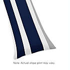 Alternate image 1 for Sweet Jojo Designs Navy and Grey Stripe Body Pillow Case