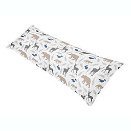 Sweet Jojo Designs&reg; Woodland Animals Reversible Body Pillowcase