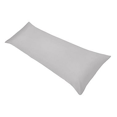 Sweet Jojo Designs Hotel Collection Body Pillowcase in White/Grey. View a larger version of this product image.