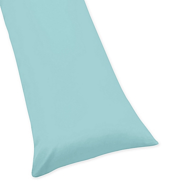 Sweet Jojo Designs&reg; Body Pillowcase in Turquoise. View a larger version of this product image.