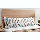 Alternate image 1 for Sweet Jojo Designs Feather Body Pillowcase in Turquoise/Coral