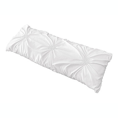 Sweet Jojo Designs&reg; White Harper Body Pillowcase in White. View a larger version of this product image.
