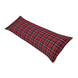 Sweet Jojo Designs® Rustic Patch Plaid Body Pillowcase in Red/Black