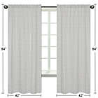Alternate image 4 for Sweet Jojo Designs Herringbone 84-Inch Window Curtain Panels in Grey (Set of 2)