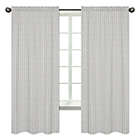 Alternate image 0 for Sweet Jojo Designs Herringbone 84-Inch Window Curtain Panels in Grey (Set of 2)