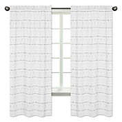 Sweet Jojo Designs Boho Print 84-Inch Window Curtain Panels in Grey (Set of 2)