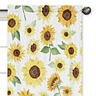 Alternate image 2 for Sweet Jojo Designs Sunflower 84-Inch Window Curtain Panels in Yellow/Green (Set of 2)