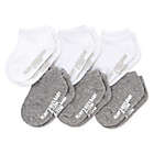 Alternate image 0 for Burt&#39;s Bees Baby&reg; Size 0-3M 6-Pack Ankle Socks in Heather Grey
