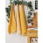 Alternate image 1 for Sonoma Harvest Kitchen Towels in Apricot (Set of 3)