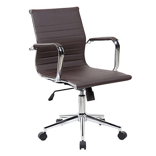 Alternate image 1 for Techni Mobili Modern Executive Office Chair in Brown