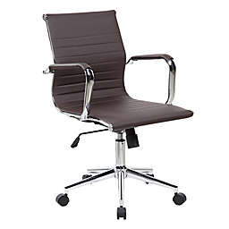 Techni Mobili Modern Executive Office Chair in Brown