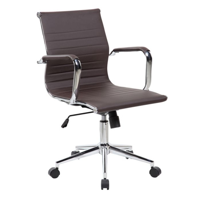 Techni Mobili Modern Executive Office Chair In Brown Bed Bath Beyond