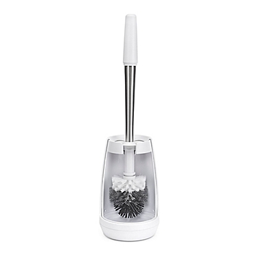 Polder&reg; 2-Piece Swivel Toilet Brush and Caddy Set. View a larger version of this product image.