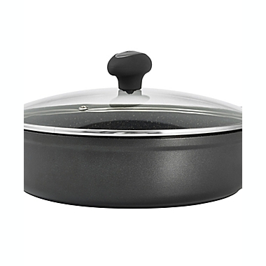 Zyliss&reg; Cook Nonstick 4 qt. Sauté Pan in Black. View a larger version of this product image.