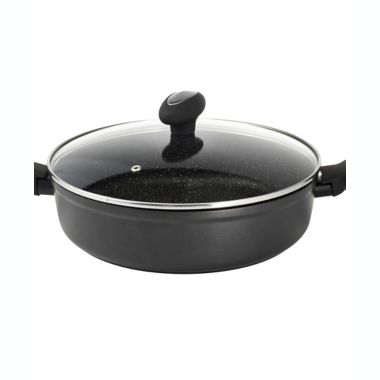 Zyliss&reg; Cook Nonstick 4 qt. Sauté Pan in Black. View a larger version of this product image.