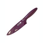 Alternate image 2 for Zyliss&reg; 5.5-Inch Stainless Steel Utility Knife with Protective Sheath in Purple