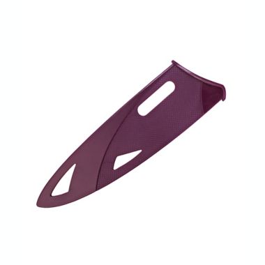 Zyliss&reg; 5.5-Inch Stainless Steel Utility Knife with Protective Sheath in Purple. View a larger version of this product image.