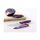 Alternate image 1 for Zyliss&reg; 5.5-Inch Stainless Steel Utility Knife with Protective Sheath in Purple