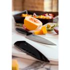 Alternate image 2 for Zyliss&reg; 7.5-Inch Stainless Steel Chef Knife with Protective Sheath in Black