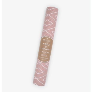 Oak and Reed Diamond Geo Yoga Mat in Mauve. View a larger version of this product image.
