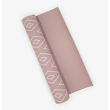 Oak and Reed Diamond Geo Yoga Mat in Mauve. View a larger version of this product image.