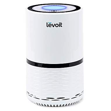 Levoit Compact True HEPA Air Purifier with Extra Filter in Black. View a larger version of this product image.