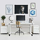 Alternate image 1 for Atlantic Height Adjustable Desk with Casters in White